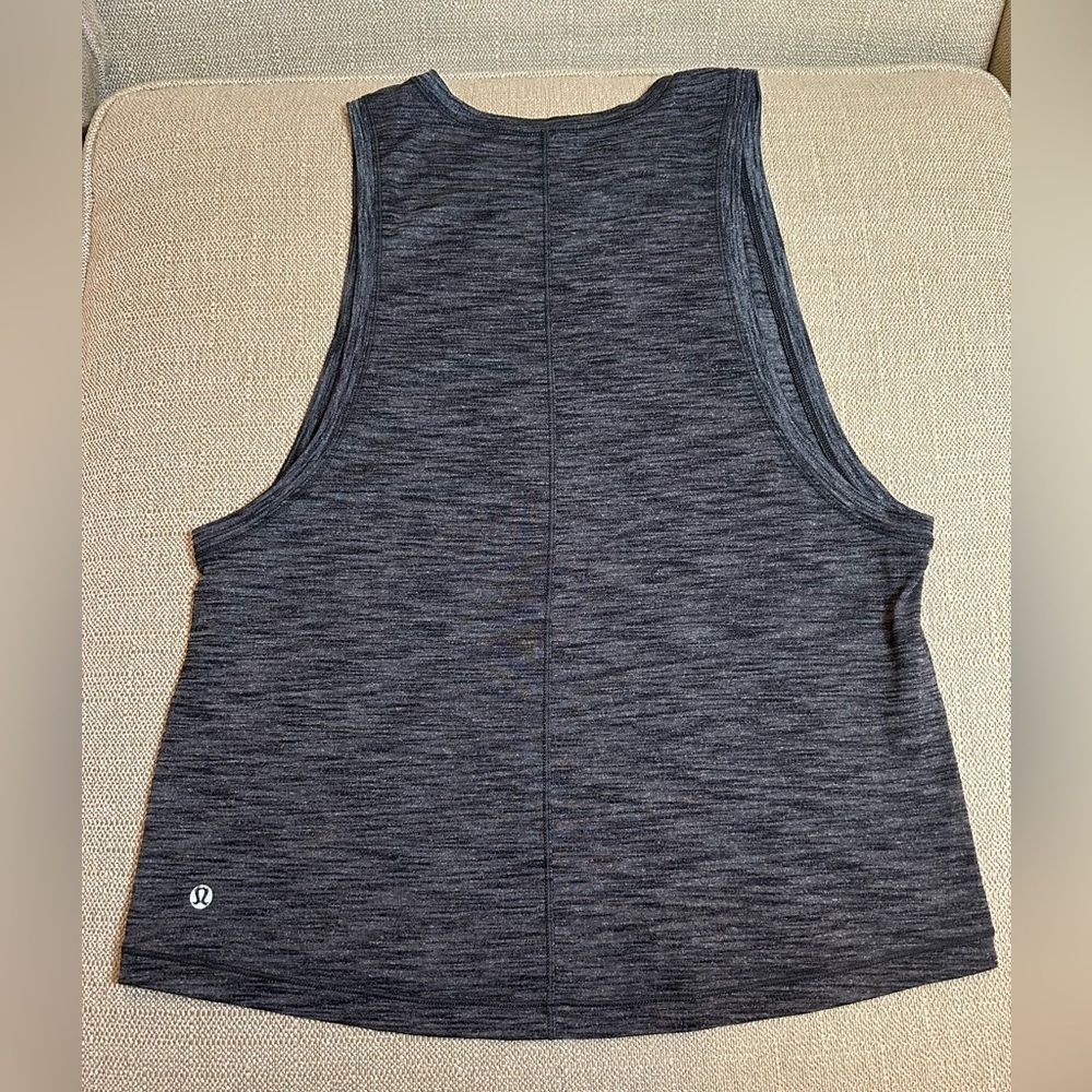 lululemon‎ athletica heathered gray/Charcoal Heathered Tank Top